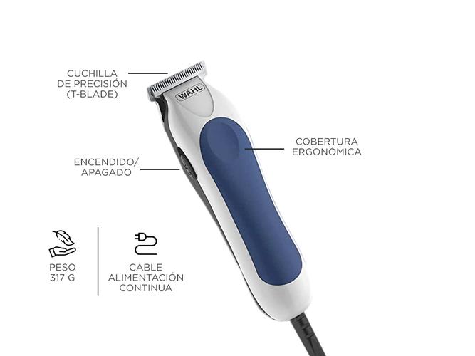 Cortadora de pelo Wahl Mini T-PRO Compacta Retoques - 4