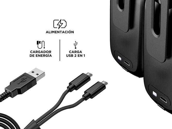 Handy Baofeng BF-T17 Kit x2 16CH UHF Display LCD + 4 Baterías y 2 Manos Libres - 4