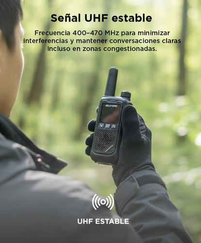 Handy Baofeng BF-T17 Kit x2 16CH UHF Display LCD + 4 Baterías y 2 Manos Libres Outlet - 3