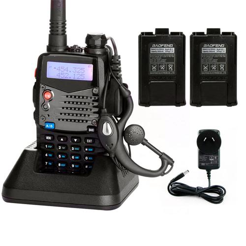 Handy Baofeng UV-5RA Bi-Banda 5w 128CH Hasta 10km  2 Baterías y Manos Libres - 0