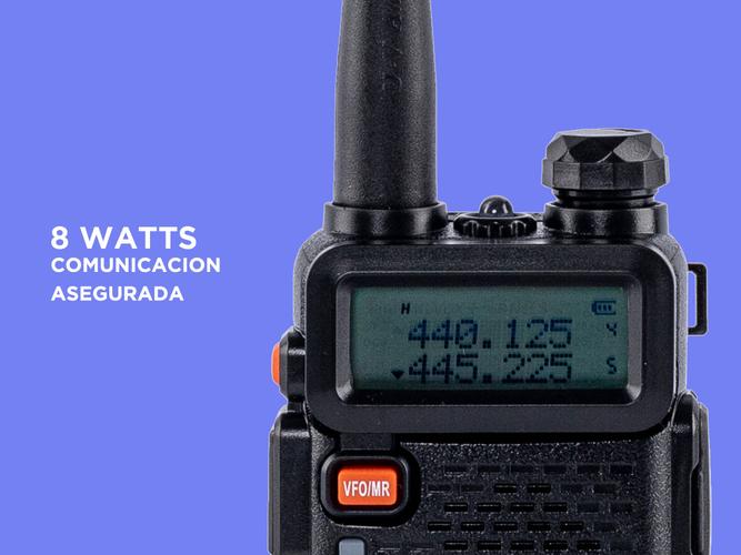 Handy Baofeng UV-5R Kit Bi-Banda 8w Hasta 12km + 2 Baterías y Manos Libres - 3