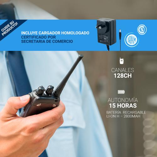 Handy Baofeng UV-82 Bi-Banda 8w 128CH Hasta 12km + 2 Baterías y Manos Libres - 2
