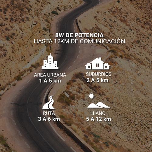 Handy Baofeng UV-82 Bi-Banda 8w 128CH Hasta 12km + 2 Baterías y Manos Libres - 3