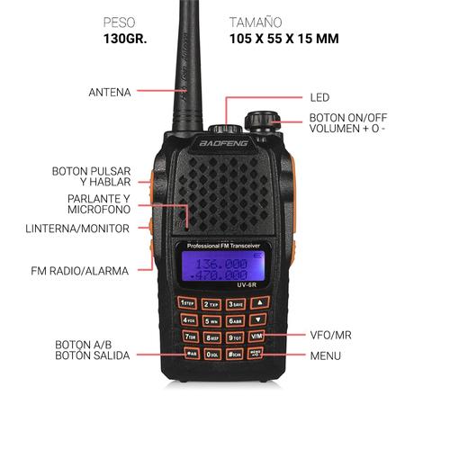 Handy Baofeng UV-6R - 5