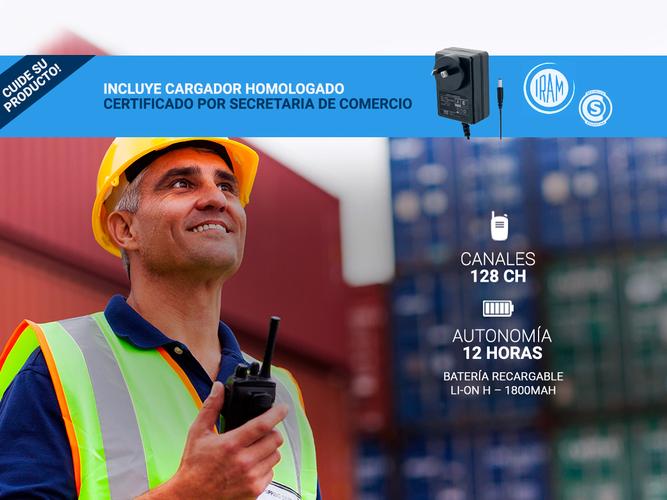 Handy Baofeng UV-6RA Kit Bi-Banda 128CH Hasta 10km + 2 Baterías y Manos Libres - 2