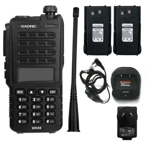Handy Gadnic WK88 Bi-Banda 10w 128CH Hasta 12km  2 Baterías y Manos Libres - 0