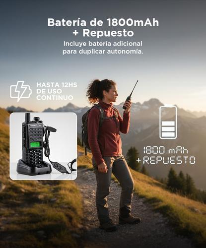 Handy Gadnic WK88 Bi-Banda 10w 128CH Hasta 12km  2 Baterías y Manos Libres - 3