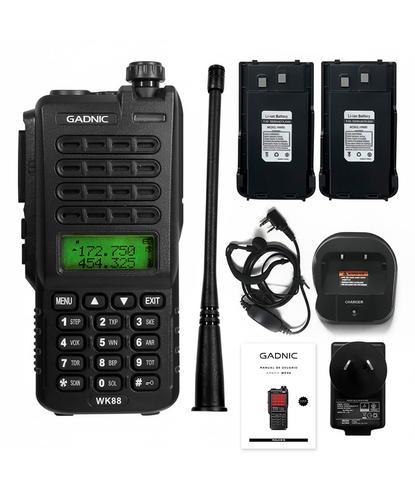 Handy Gadnic WK88 Bi-Banda 10w 128CH Hasta 12km  2 Baterías y Manos Libres - 6
