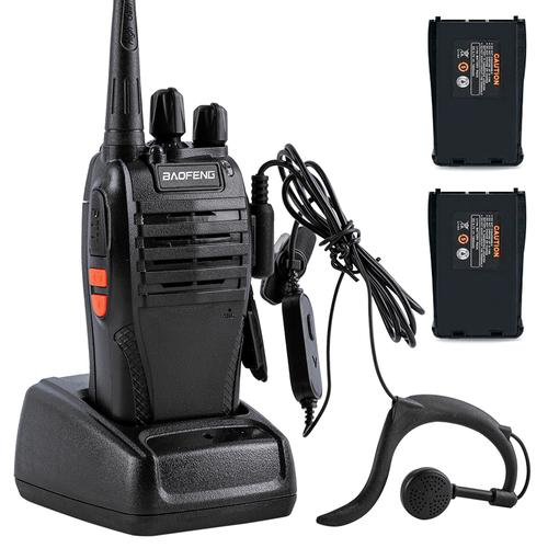 Handy Baofeng BF-999S 5w 16CH UHF Hasta 10km + 2 Baterías y Manos Libres - 0