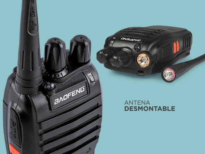 Kit x 6 Handy Baofeng BF-999S 5w 16CH UHF Hasta 10km  - 4