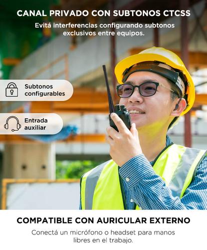 Handy Gadnic WK99U 5w 16CH UHF Hasta 10km + Manos Libres - 2