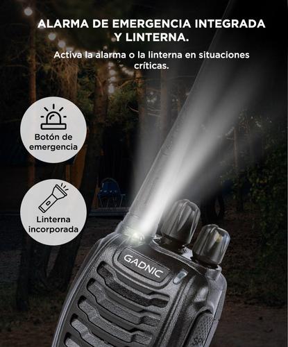 Handy Gadnic WK99U 5w 16CH UHF Hasta 10km + Manos Libres - 4