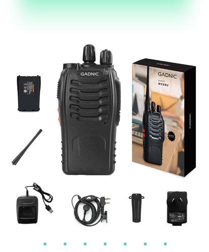 Handy Gadnic WK99U 5w 16CH UHF Hasta 10km  Manos Libres - 6