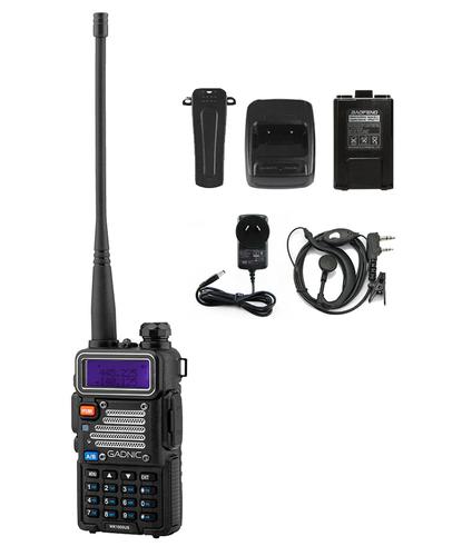 Handy Gadnic WK1000US Bi-Banda 10W 128CH Hasta 12km Manos Libres y Accesorios - 4