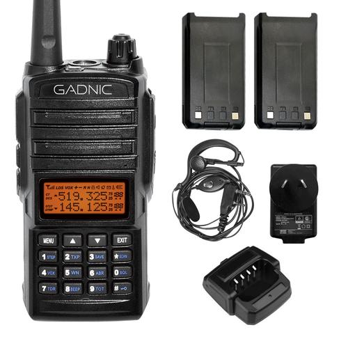 Handy Gadnic WK66 Profesional Bi-Banda 8w Hasta 12km + 2 Baterías y Manos Libres - 0
