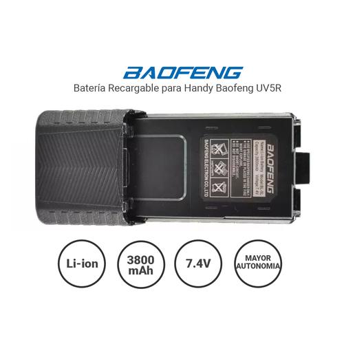 Batería Handy Baofeng Grande Doble Para UV-5R 3800 mAh Larga Duración - 1