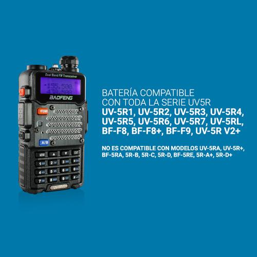 Batería Handy Baofeng Grande Doble Para UV-5R 3800 mAh Larga Duración - 2