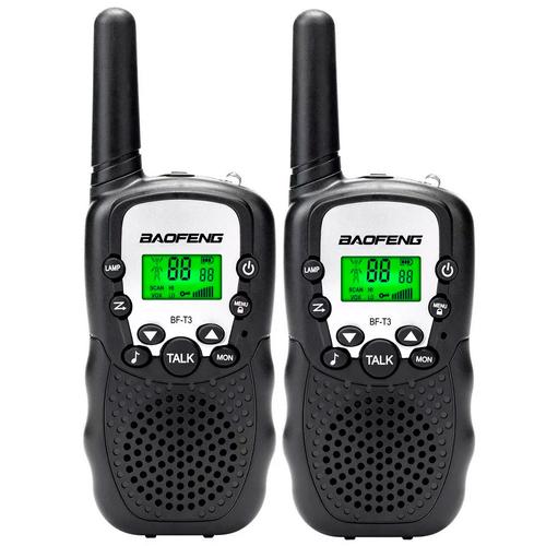 Handy Baofeng BF-T3 Kit x2 22CH c/ Display Retroiluminado y Linterna Incorporada - 0