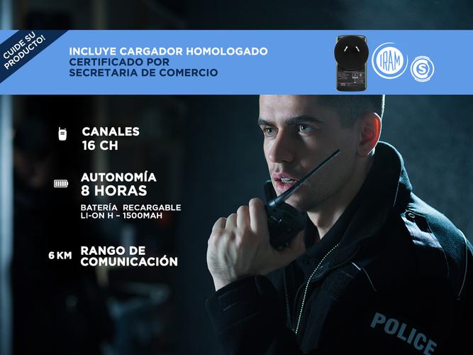 Handy Baofeng KS-305 Profesional 5w Hasta 10km  2 Baterías y Manos Libres Usado - 3