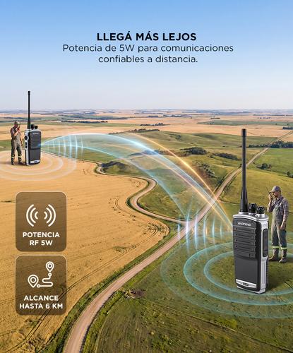 Handy Baofeng KS-305 Profesional 5w Hasta 10km + 2 Baterías y Manos Libres - 4