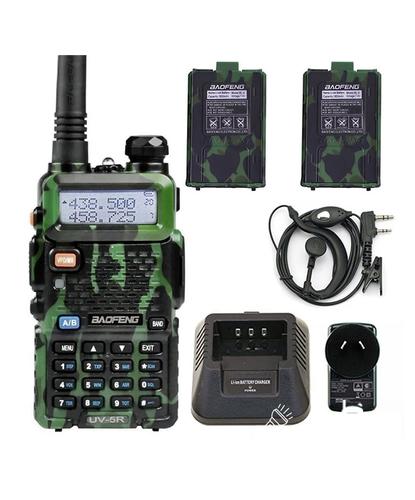 Handy Baofeng UV-5R 8w Camuflado Bi-Banda Hasta 12km  2 Baterías y Manos Libres - 6