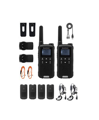 Handy Gadnic WK5200 Kit x2 22CH UHF Display USB C + Manos Libres - 6