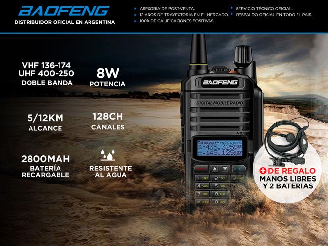 Handy Baofeng UV-9R Plus Radio Bidireccional Hasta 15 KM - 1