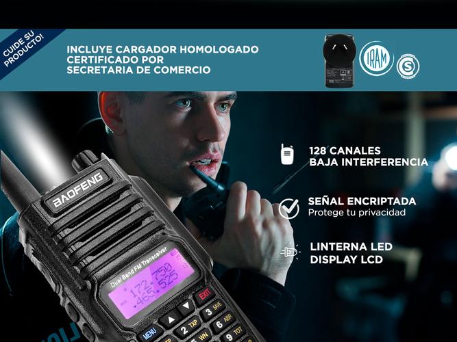 Handy Baofeng UV-9R Plus Radio Bidireccional Hasta 15 KM - 3