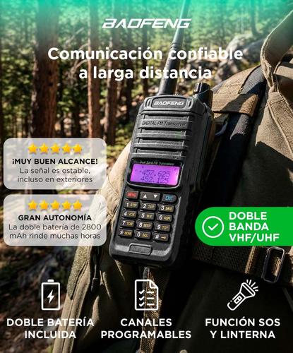 Handy Baofeng UV-9R Plus Radio Bidireccional Hasta 15 KM - 1