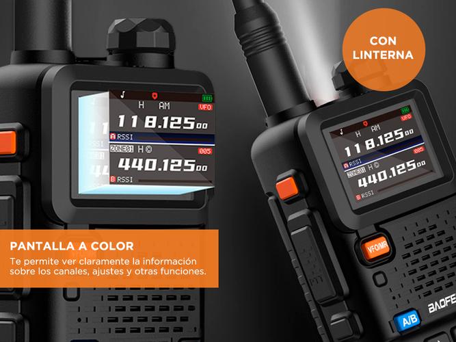Handy Baofeng UV-5RH 10w 999 Canales USB C - 3