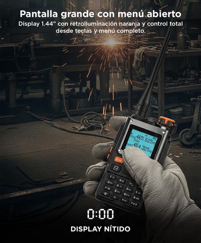 Handy Baofeng Radio FM 76-108MHz Batería Manos Libres - 3