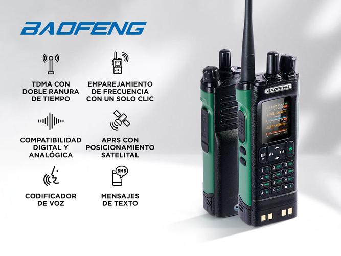 Handy Baofeng DM-32UV Doble Banda Digital y Analógico - 1