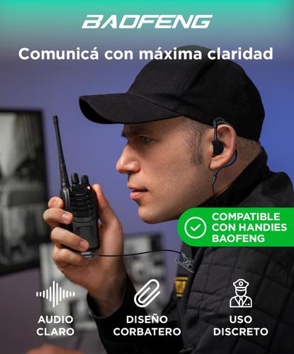 Auricular Corbatero Baofeng Manos Libres Clip  - 1