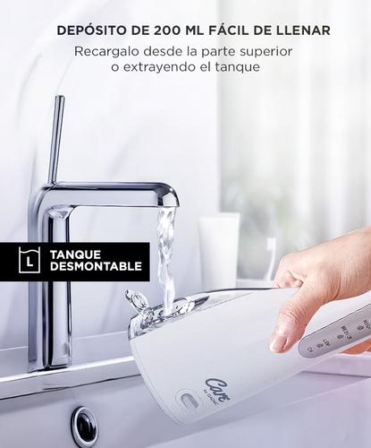 Irrigador Bucal Gadnic 100psi 200ml 3 Velocidades Inalámbrico 4 Boquillas - 4