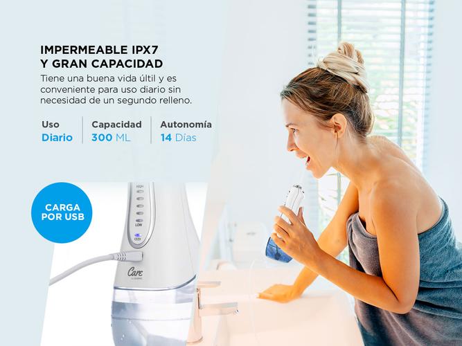 Irrigador Bucal Ducha Dental Gadnic XB6 Recargable Salud - 4