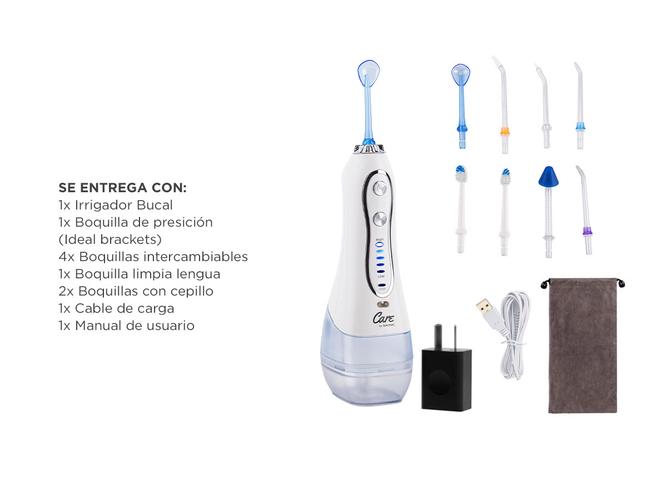Irrigador Bucal Ducha Dental Gadnic XB6 Recargable Salud - 6