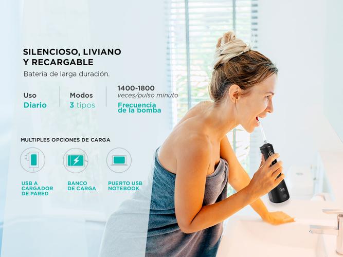 Irrigador Bucal Portátil Gadnic XB7 3 Modos 230ml - 2