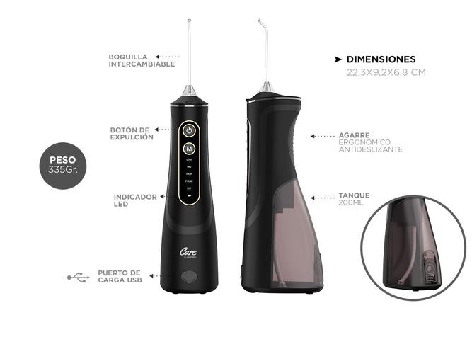 Irrigador Bucal Portátil Gadnic XB7 3 Modos 230ml - 5