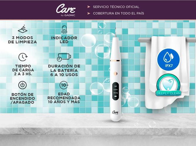 Raspador Eléctrico Sónico Gadnic IT4J2K1 Instrumental Odontológico de Eliminación Sarro - 1