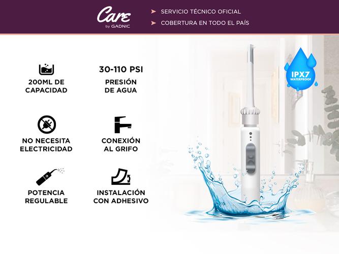 Irrigador Bucal WPM Gadnic Con 6 Boquillas - 1