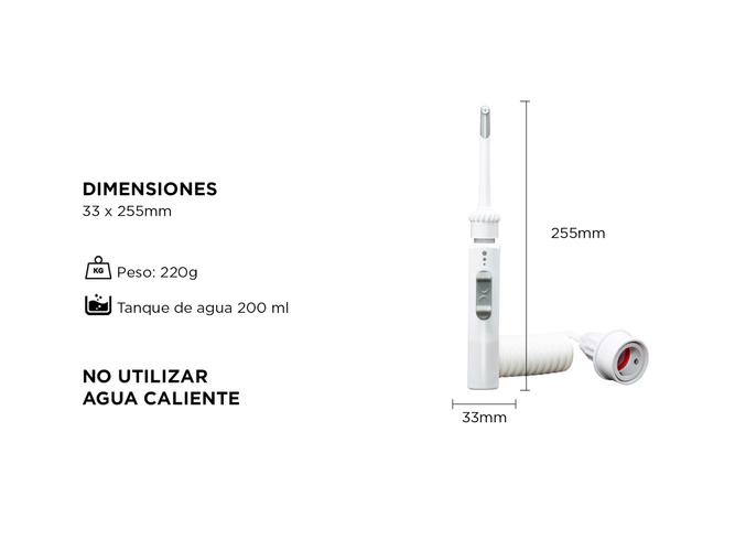 Irrigador Bucal WPM Gadnic Con 6 Boquillas - 4