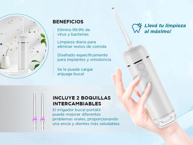 Irrigador Bucal Gadnic WM3 Telescópico - 4