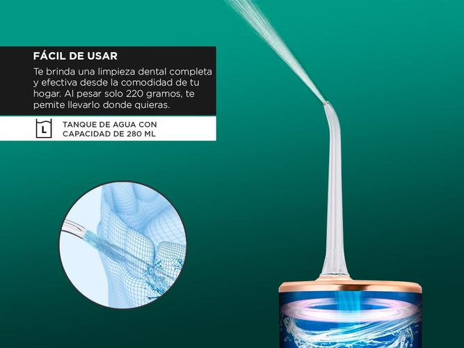 Irrigador Bucal Dentales Limpiador Dientes De Agua Portátil - 2