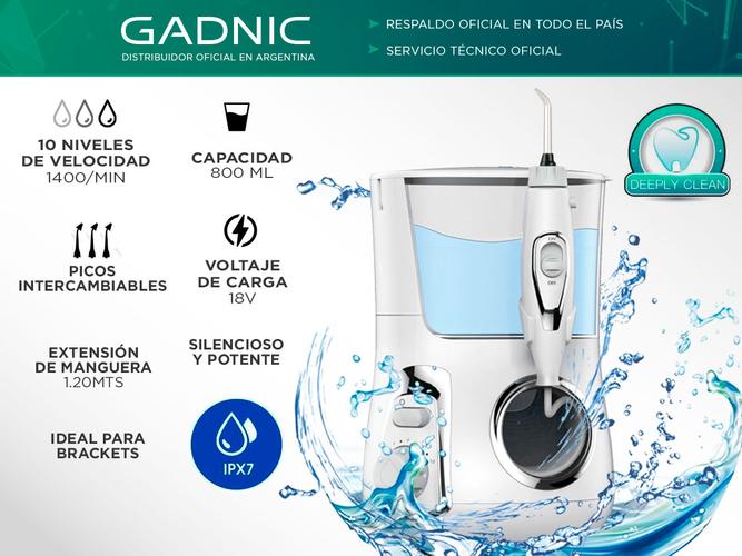 Kit Irrigador Bucal Gadnic + Cepillo De Dientes Eléctrico - 1