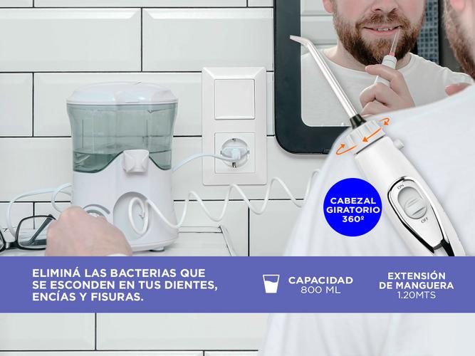 Kit Irrigador Bucal Gadnic + Cepillo De Dientes Eléctrico - 3