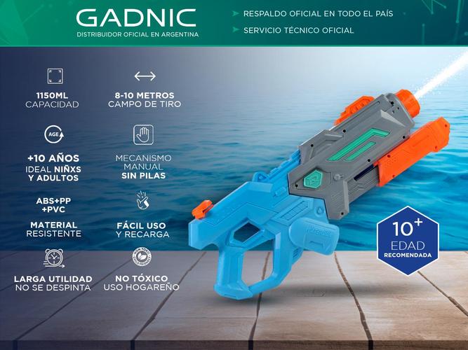 Pistola de Agua Gadnic WG1000 Lanzadora de Agua  - 1