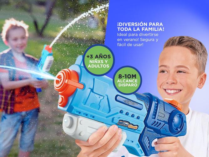 Pistola De Agua Para Niños WG3000 Gadnic Lanza Agua  - 2