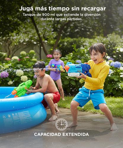 Pistola De Agua Para Niños WG3000 Gadnic Lanza Agua  - 2
