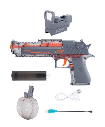 Pistola de Agua Automática Gadnic Luz Led Recargable 10 Metros - 6