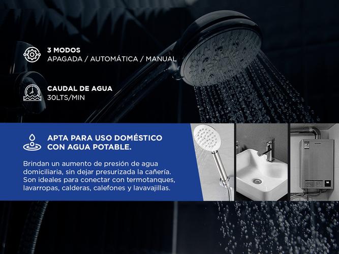 Bomba Presurizadora Gadnic 30L9M Elevadora 9mts 30lt/min 100w Automática o Manual - 2